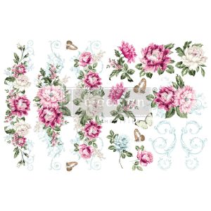 Springtime Peonies H20 Transfer