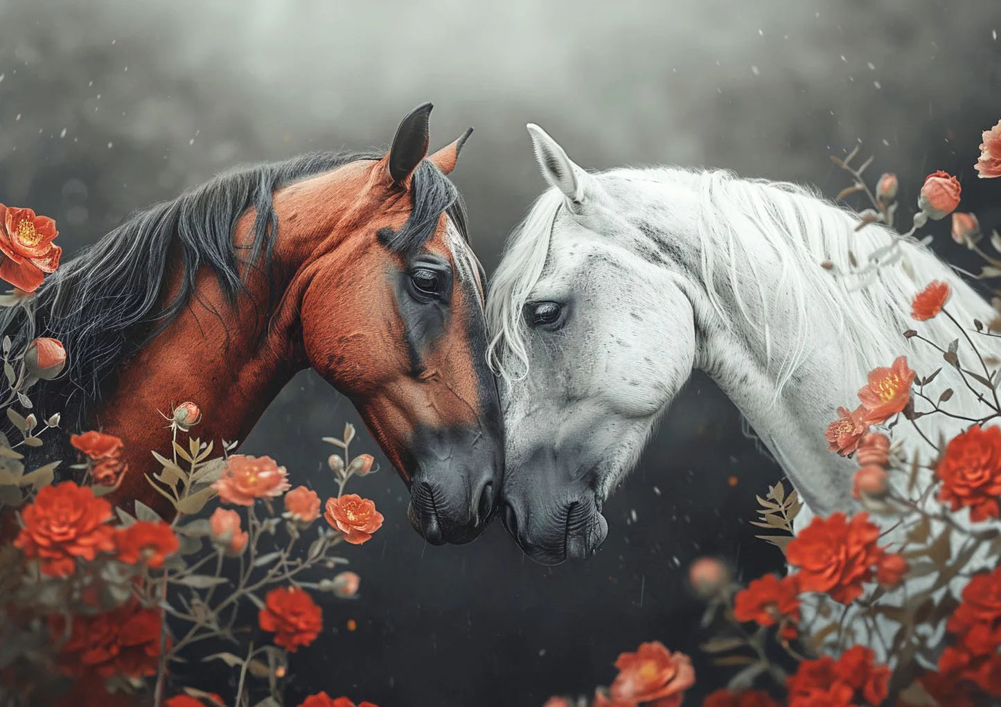 Wild Hearts - A1 Rice Paper for Decoupage - LARGE - 59.4cm x 84.1cm - Re-Design with Prima