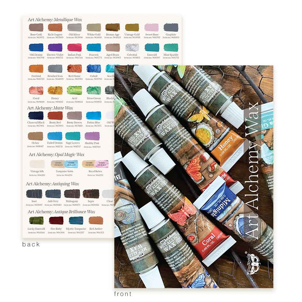 ART ALCHEMY WAXES POSTCARD - PACK OF 5 POSTCARDS, EACH 5"x7"