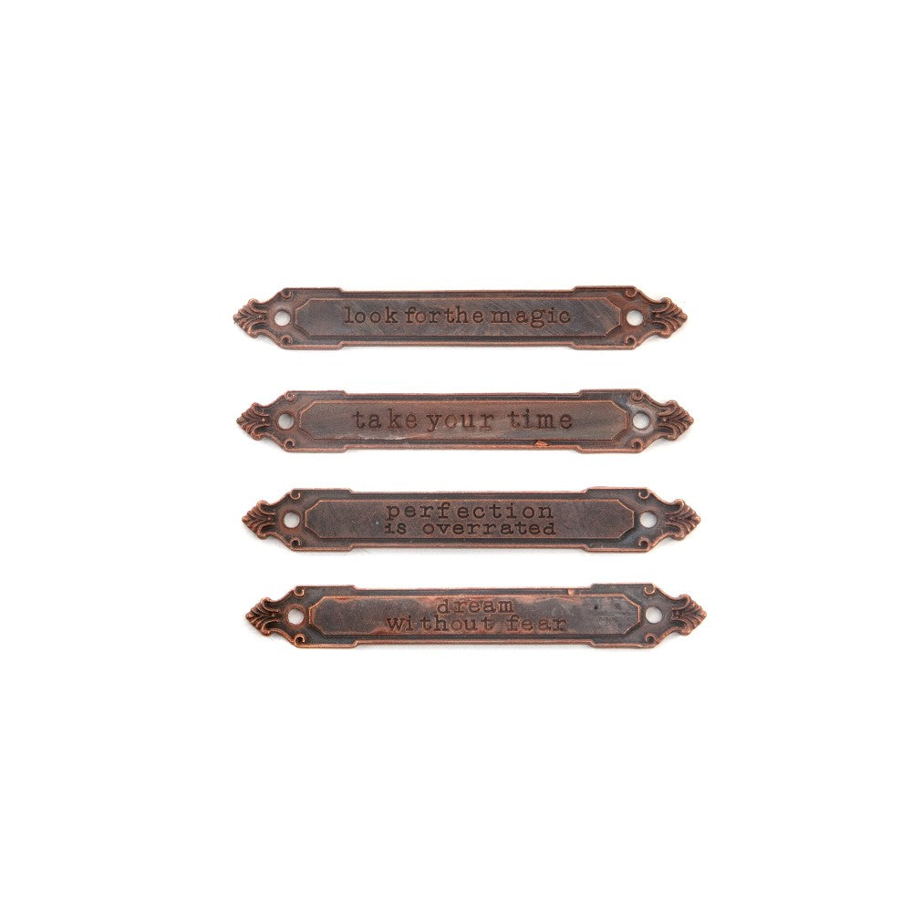 RUSTY LABELS (4 PCS)