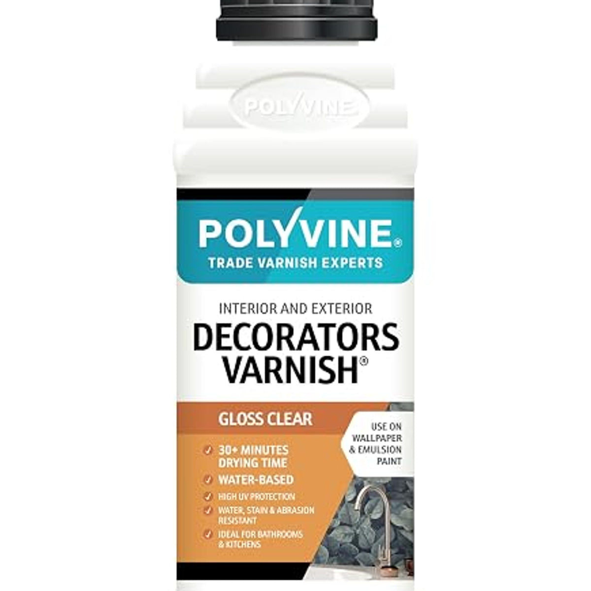 Polyvine Decorators Varnish Gloss Clear 500ML