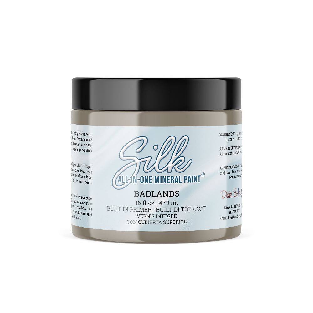 BADLANDS Silk All-In-One Mineral Paint - 118ml - 473ml Dixie Belle Paint