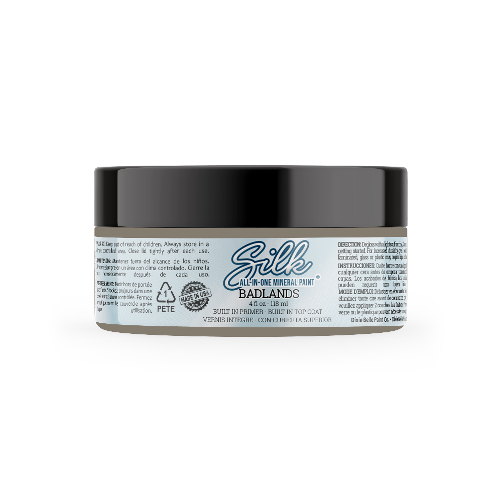 BADLANDS Silk All-In-One Mineral Paint - 118ml - 473ml Dixie Belle Paint