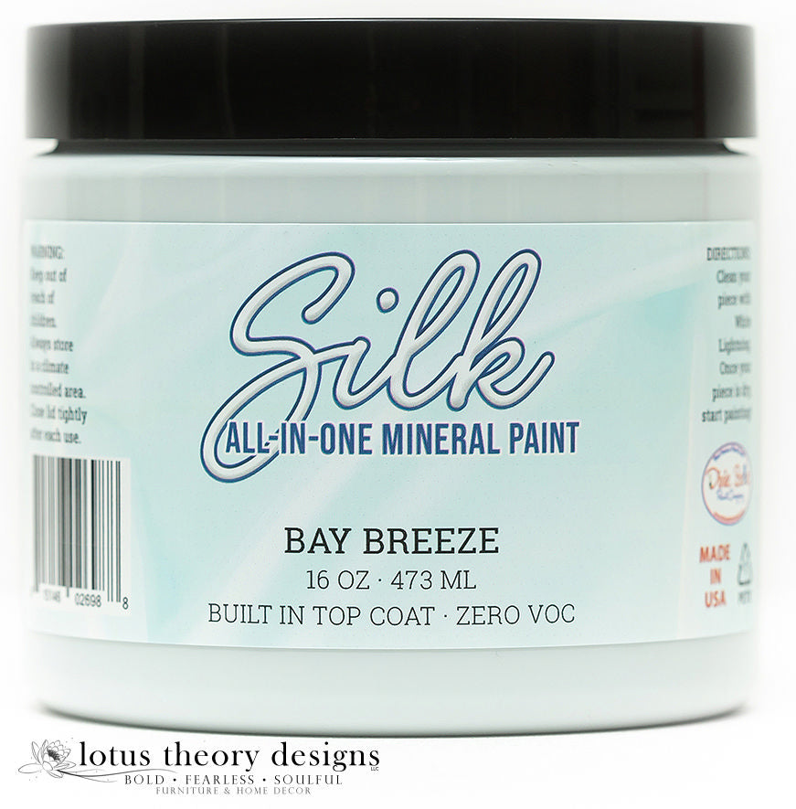 BAY BREEZE Silk All-In-One Mineral Paint, 473ml, Dixie Belle Paint