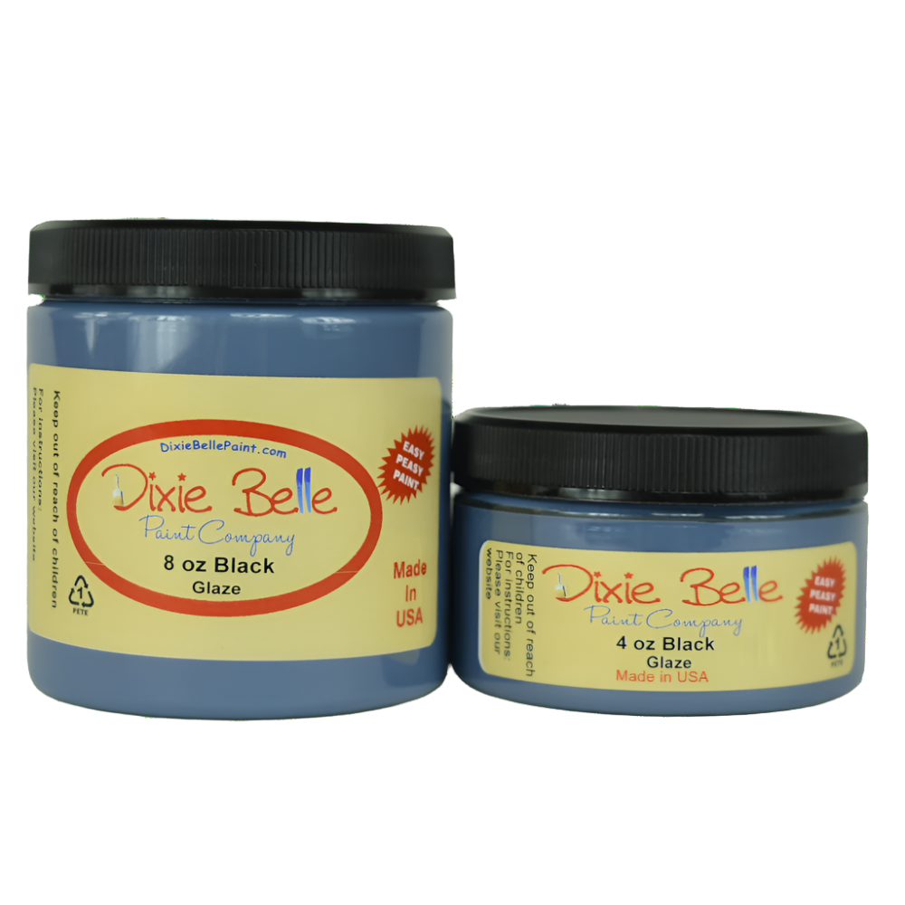 GLAZE - BLACK - 4oz/118ml, 8oz/237ml