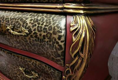 CHEETAH - Silver- Rub On Metallic Foil by APS - Textile Friendly