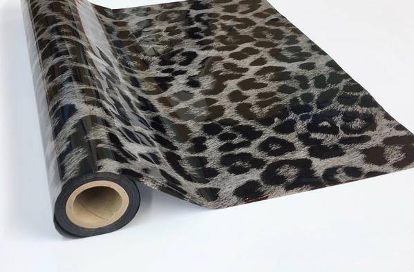 CHEETAH - Silver- Rub On Metallic Foil by APS - Textile Friendly