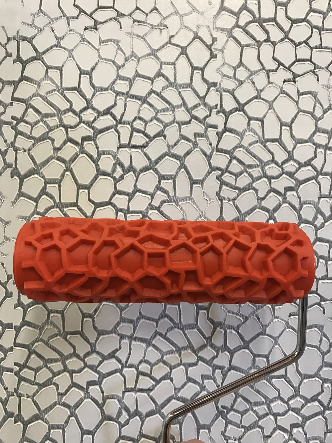 Decorative Art Roller with Handle - CRACKLE - Artistic Painting Studio