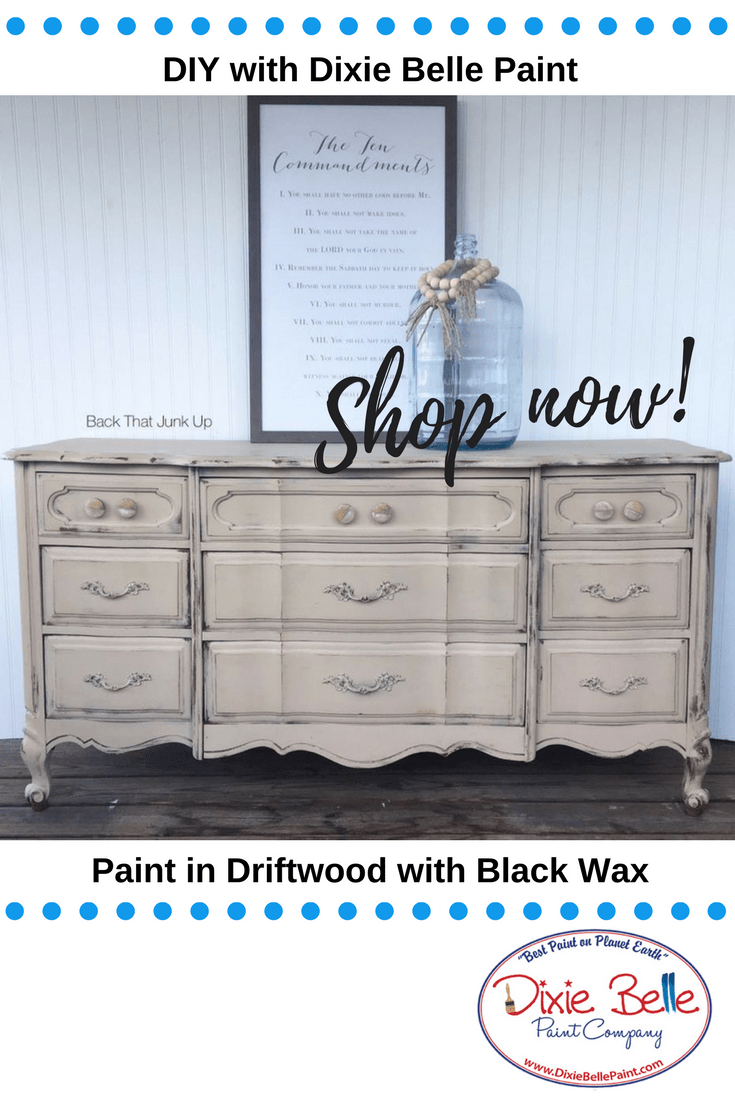 DRIFTWOOD - Dixie Belle - Light Grey Chalk Mineral Paint - 236ml/8oz - 473ml/16oz