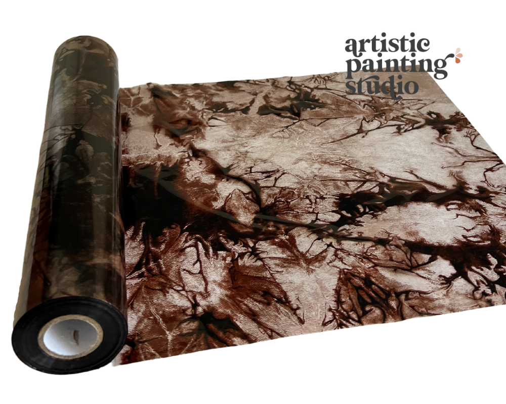 ESPRESSO - Transparent Rub On Metallic Foil by APS - Textile Friendly