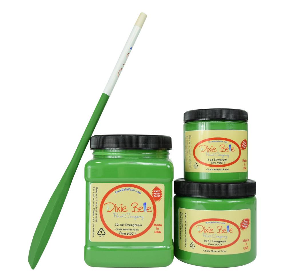 EVERGREEN - Dixie Belle - Mid Green Chalk Mineral Paint - 236ml/8oz - 473ml/16oz