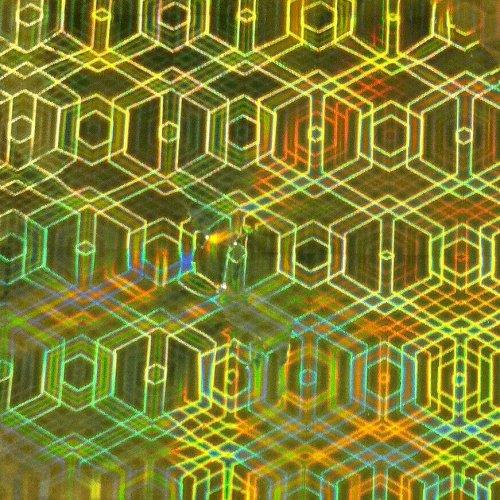 HEXAGON GOLD- Rub On Metallic Foil by APS - Textile Friendly