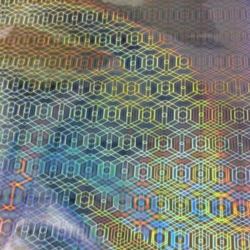 HEXAGON SILVER- Rub On Metallic Foil by APS - Textile Friendly