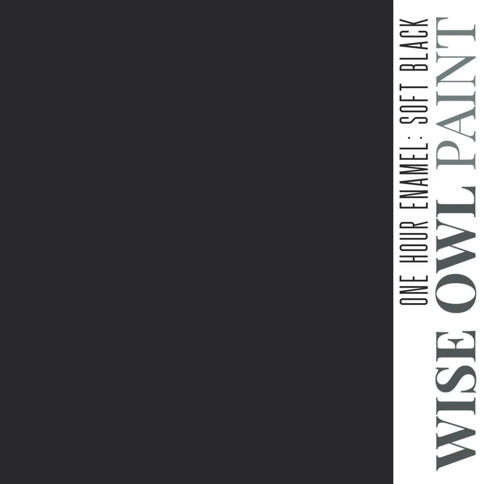 Soft Black One Hour Enamel by Wise Owl Paint