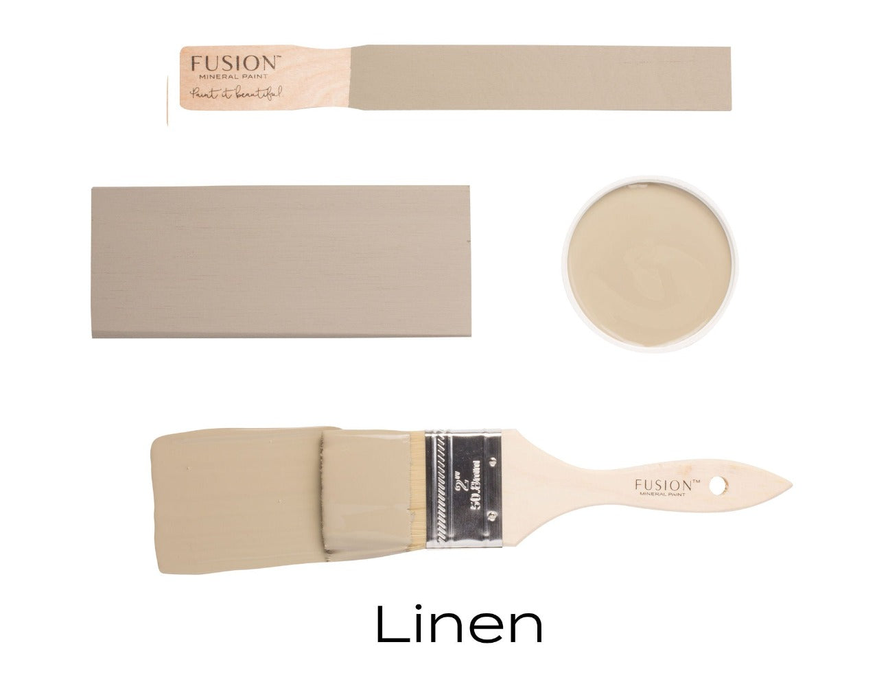 LINEN - Fusion Mineral Paint - 37ml, 500ml