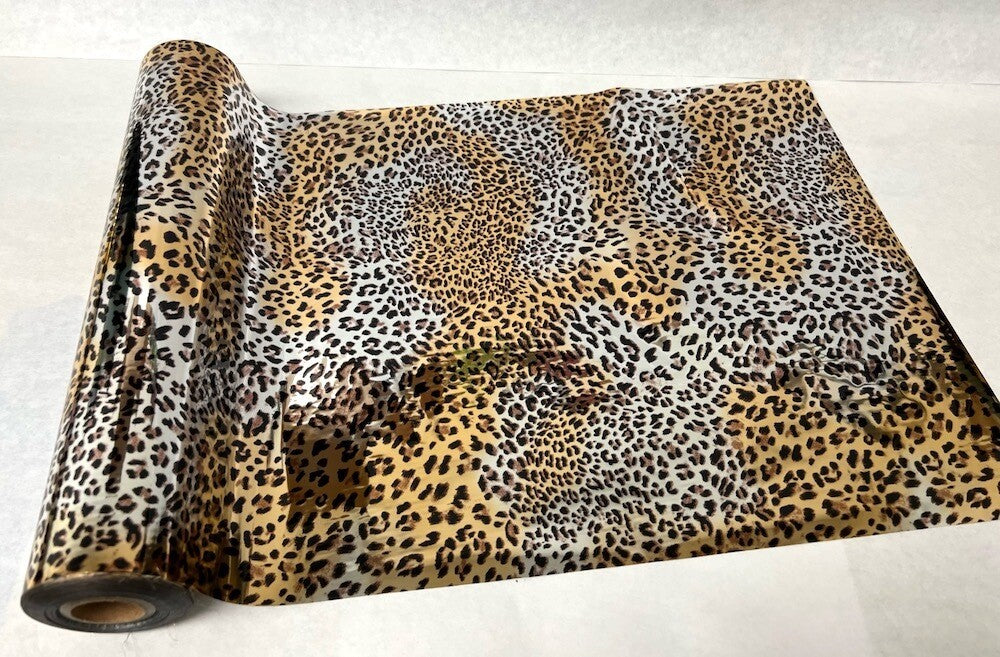 LUNA LEOPARD - Rub On Metallic Foil by APS - Textile Friendly