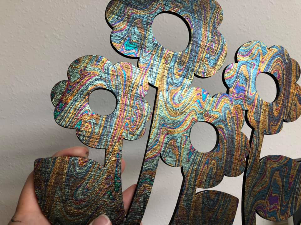 PEWTER BARK - Rub On Metallic Foil by APS