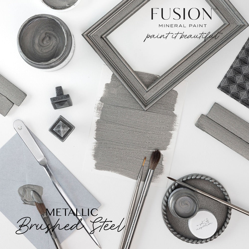 Fusion Metallics - BRUSHED STEEL - 37ml/250ml