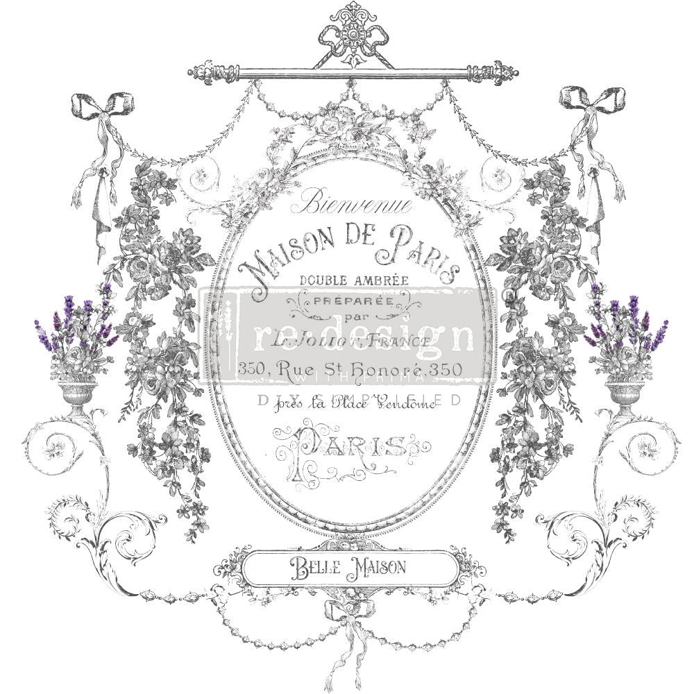 MASON DE PARIS (Pre-Order) - 30cm x 30cm - Redesign Decor Transfer Decal