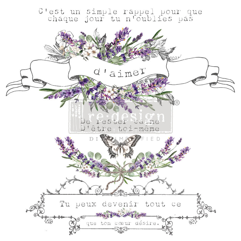 MASON DE PARIS (Pre-Order) - 30cm x 30cm - Redesign Decor Transfer Decal