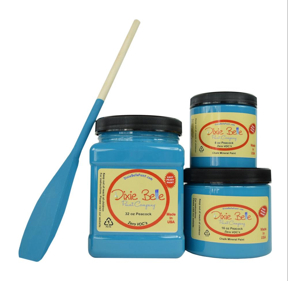 PEACOCK - Dixie Belle - Chalk Mineral Paint - 236ml/8oz - 473ml/16oz - 946ml/32oz