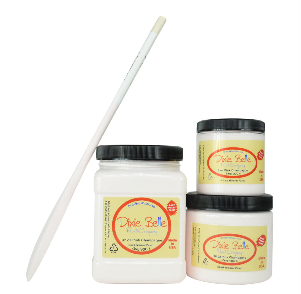 PINK CHAMPAGNE - Dixie Belle - Chalk Mineral Paint - 236ml/8oz - 473ml/16oz - 946ml/32oz