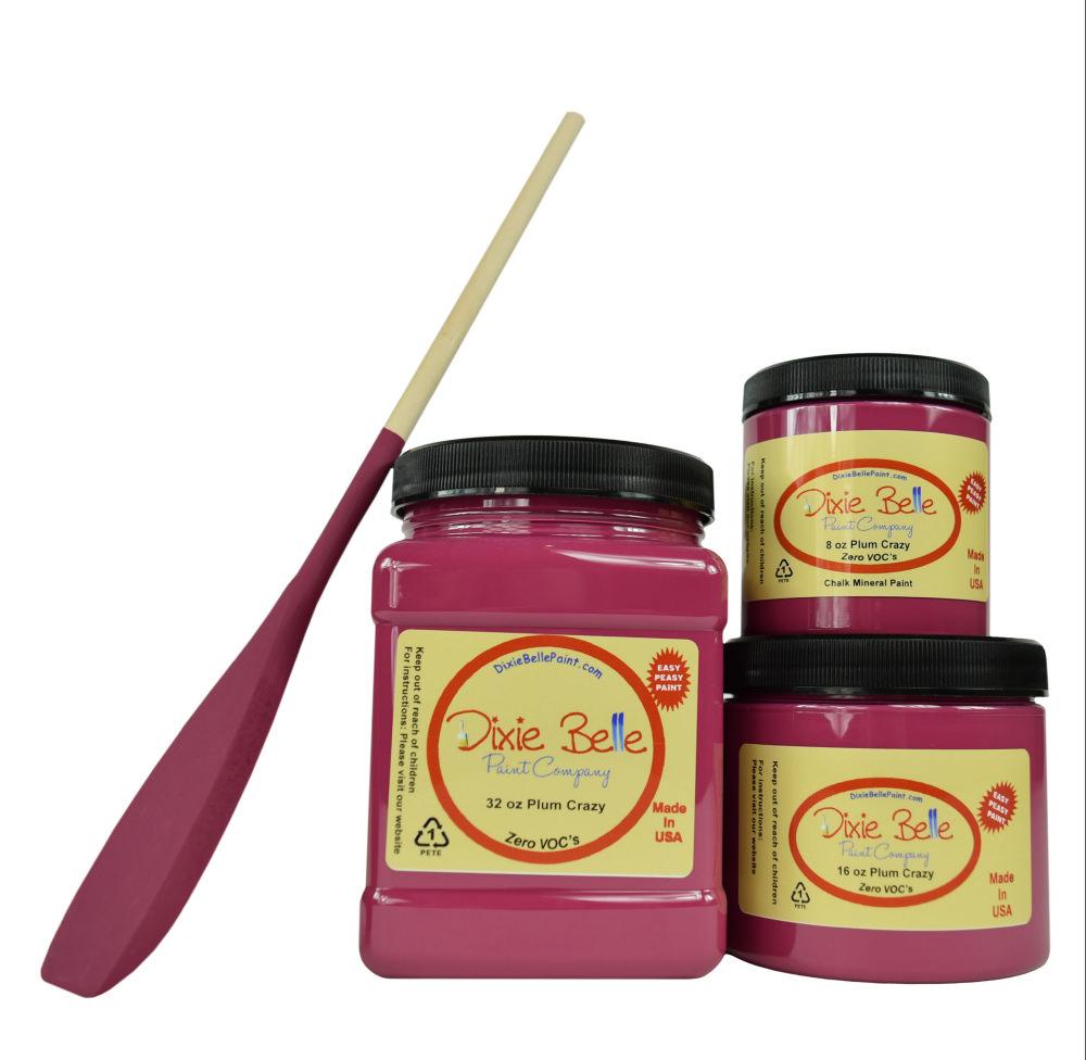 PLUM CRAZY - Dixie Belle - Chalk Mineral Paint - 236ml/8oz - 473ml/16oz - 946ml/32oz