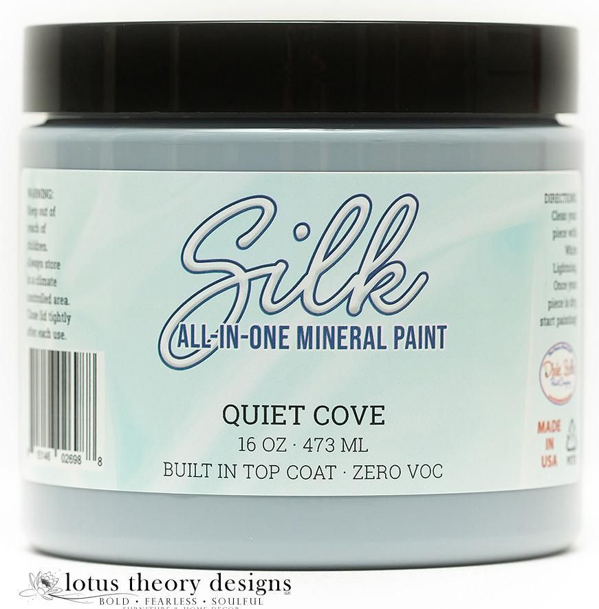 QUIET COVE Silk All-In-One Mineral Paint, 473ml, Dixie Belle Paint