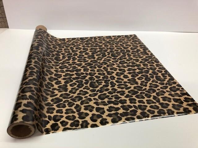 WILD LEOPARD LARGE SPOT - Gold - Rub On Metallic Foil by APS - Textile Friendly