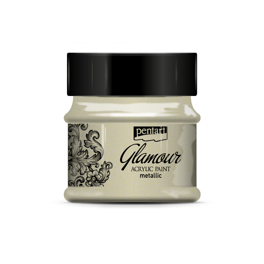 ANTIQUE SILVER - GLAMOUR ACRYLIC PAINT