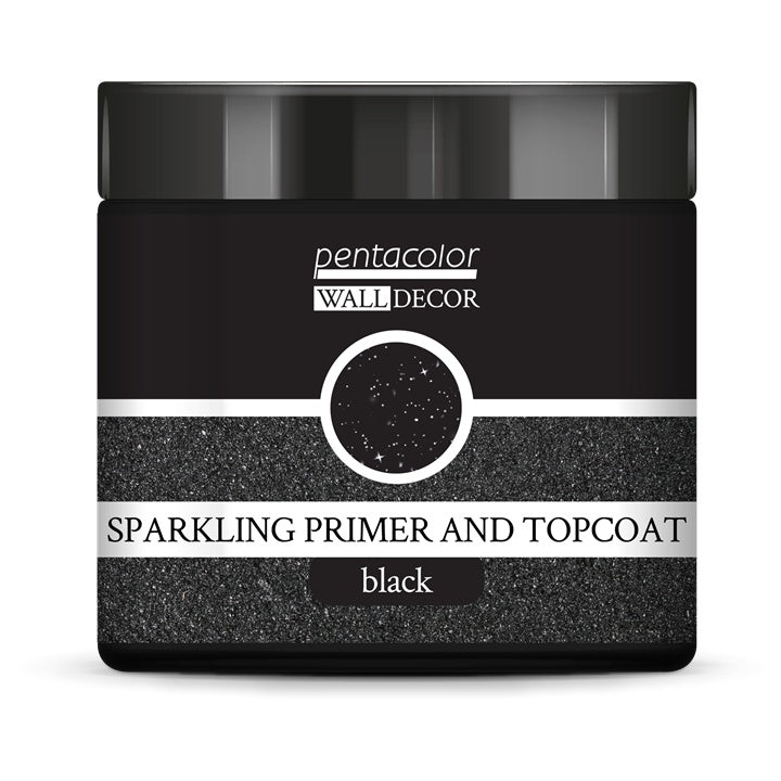Sparkling Primer & Topcoat - Black