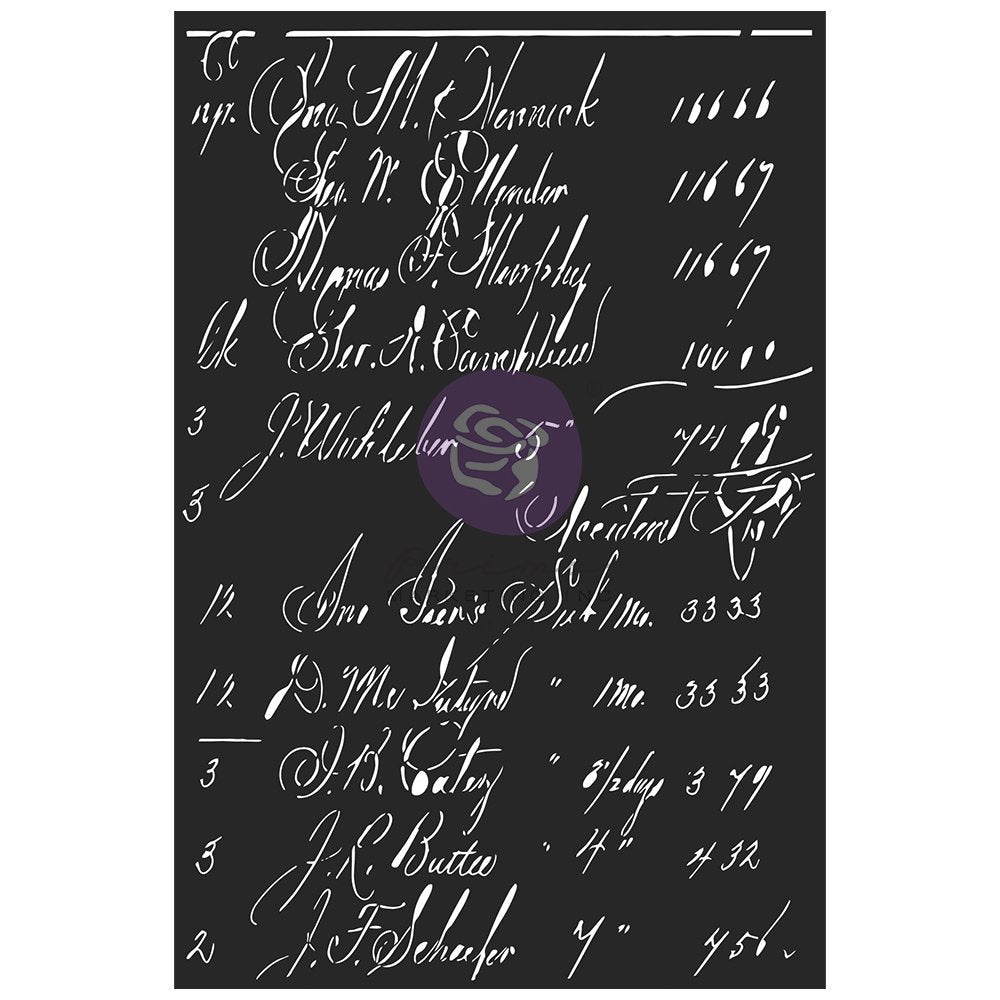 CALCULATIONS 6"x9" FINNABAIR STENCIL