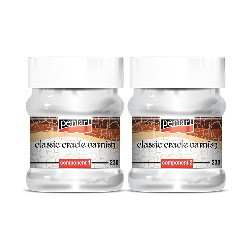 CLASSIC CRACKLE VARNISH, 2 COMPONENTS