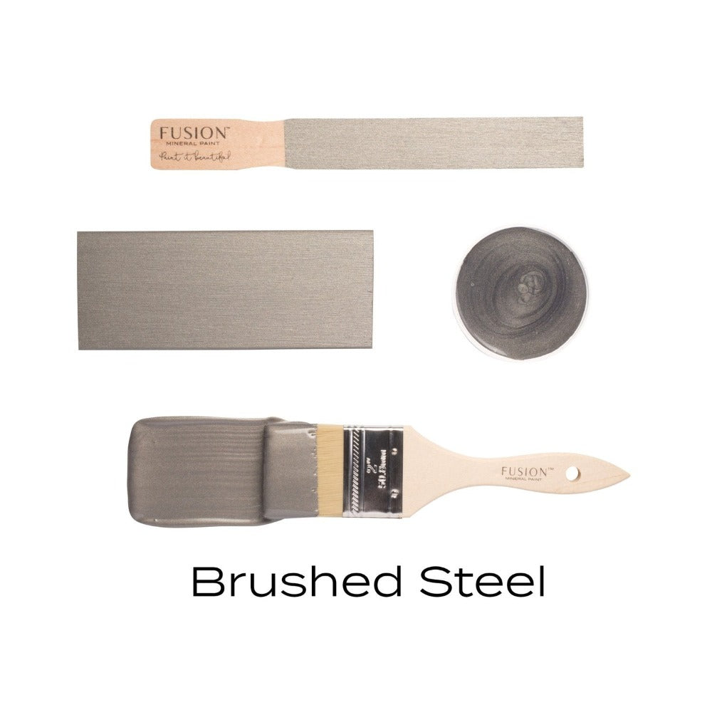 Fusion Metallics - BRUSHED STEEL - 37ml/250ml