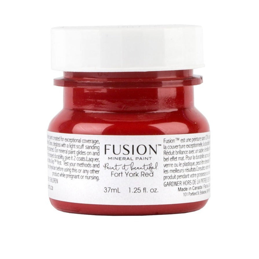 Fort York Red is an extremely popular vibrant fire engine red that really pops with excitement in a neutral room.