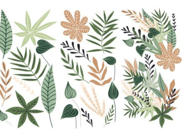 GREENERY HOUSE - 3 sheets - 15cm x 30cm each - Redesign Decor Transfer Decal