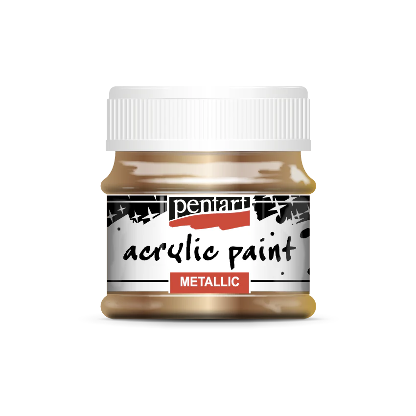BRASS- METALLIC ACRYLIC PAINT