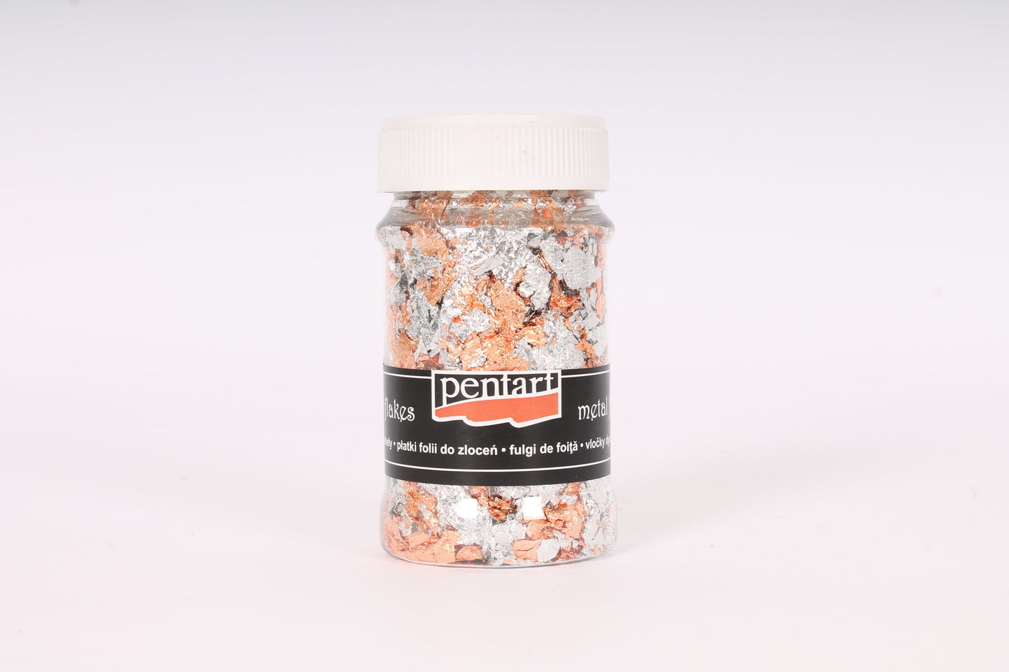 M1 SILVER COPPER MIXED- METAL FLAKES, 100 ML