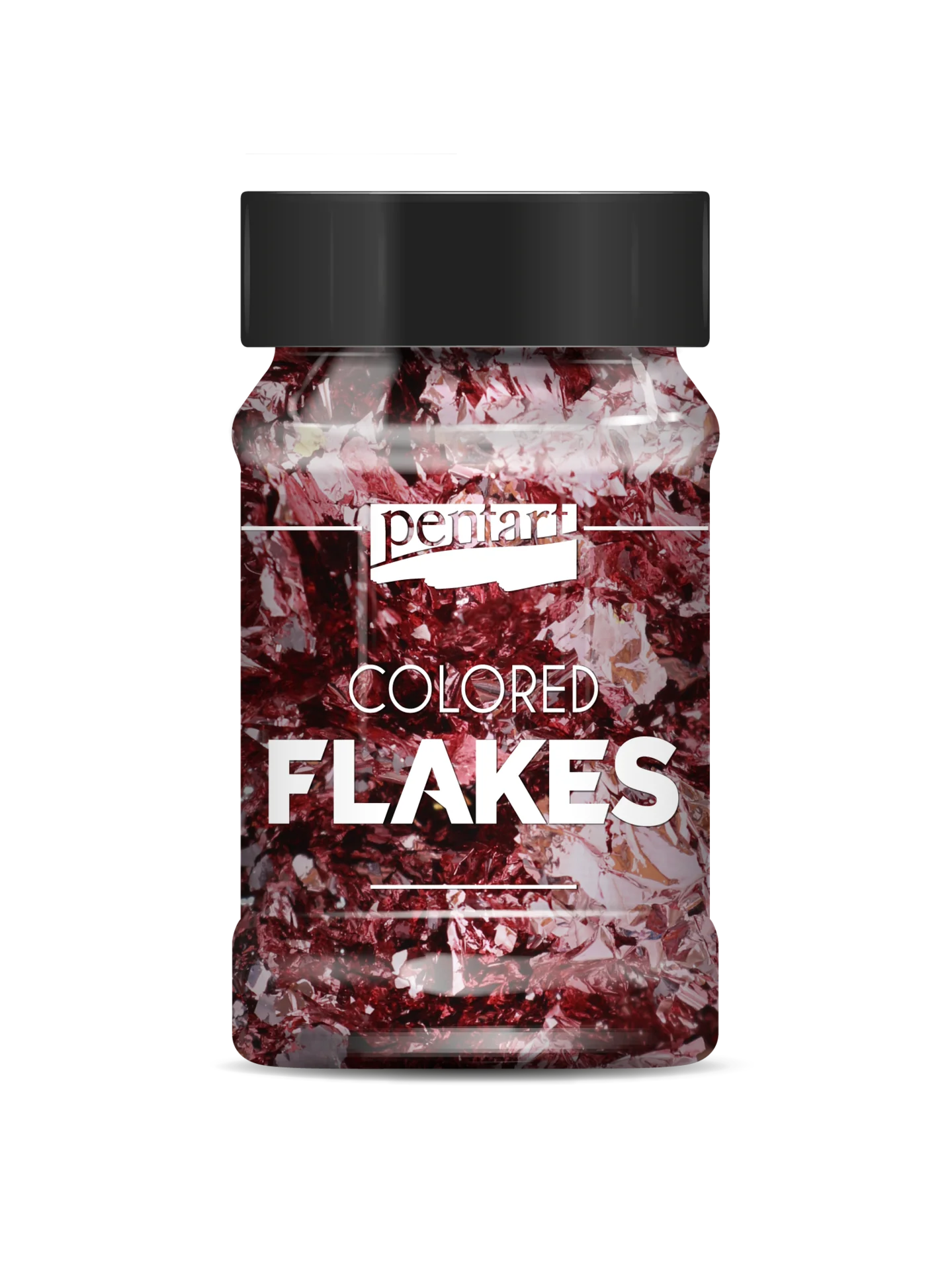 PINK- COLOURED FOIL FLAKES MIN. 1 G