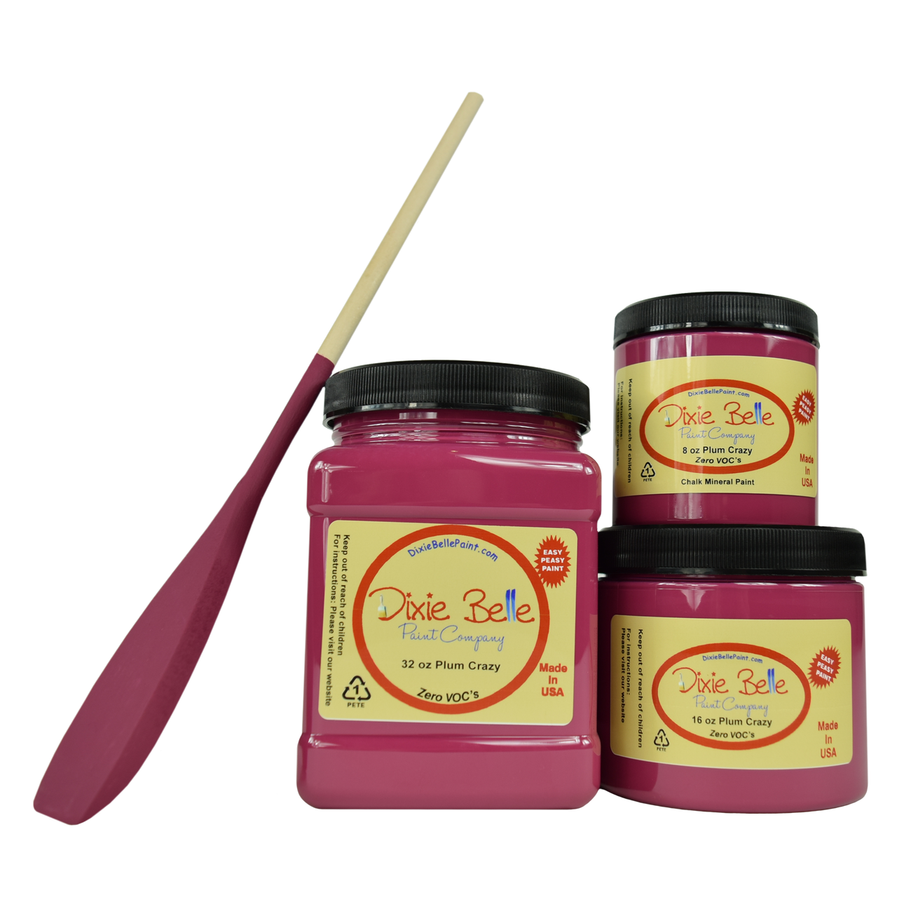 Plum Crazy - Dixie Belle - Mineral Chalk Paint - 118ml/4oz - 236ml/8oz - 473ml/16oz (Copy)