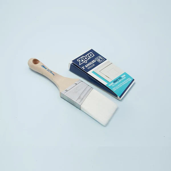 Angled Stubby Paint Next To Trim Brush 2"