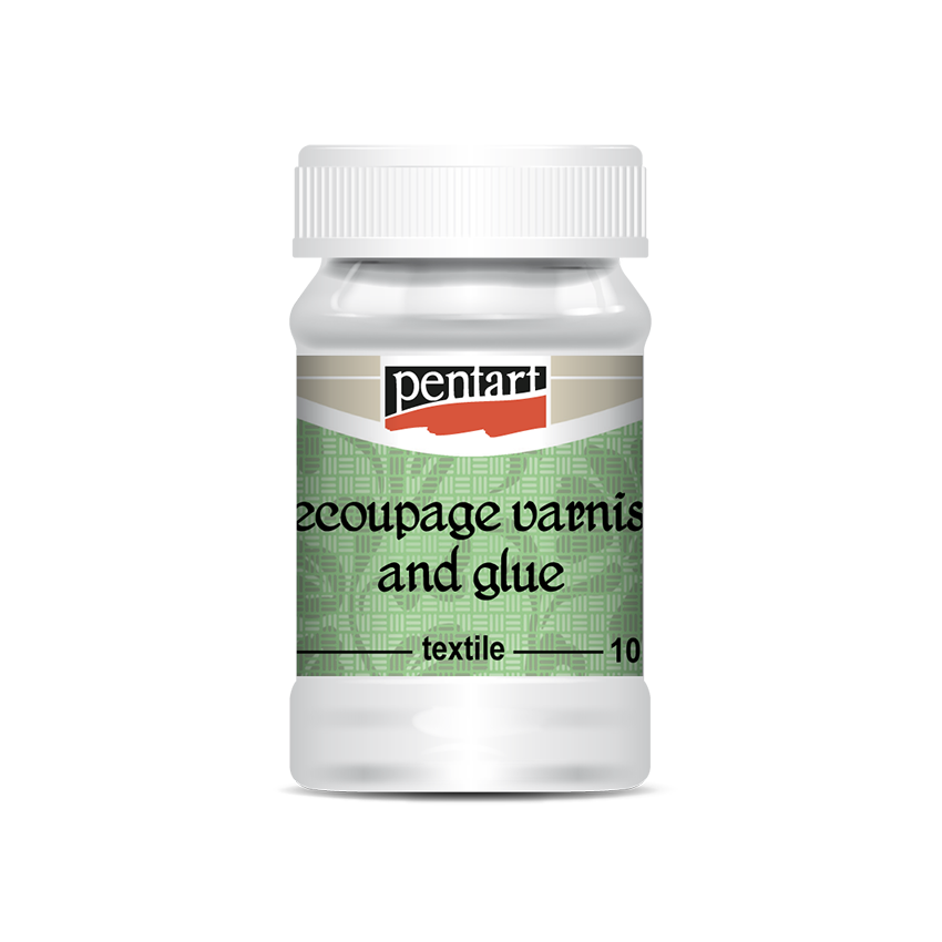 TEXTILE- DECOUPAGE GLUE & VARNISH