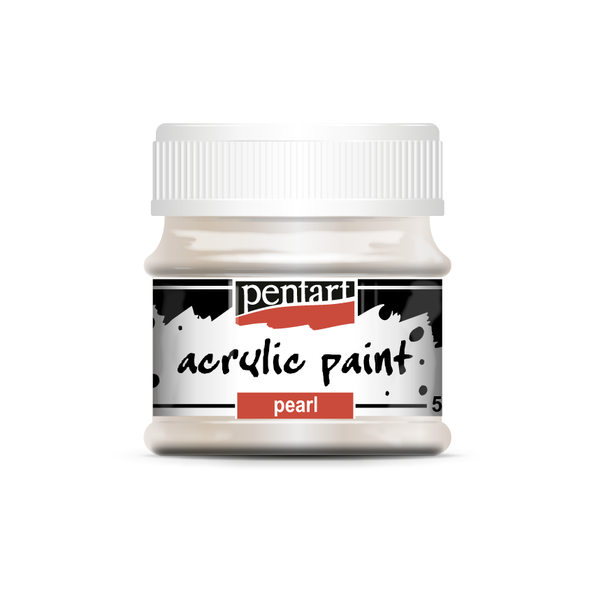 WHITE - PEARL ACRYLIC PAINT