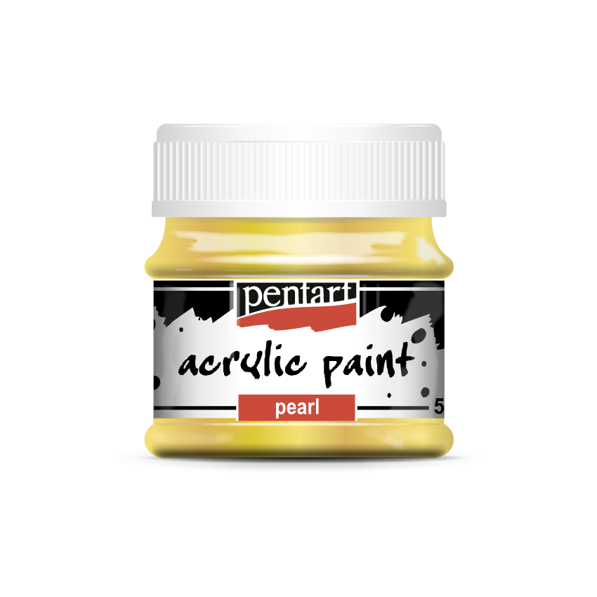YELLOW - PEARL ACRYLIC PAINT