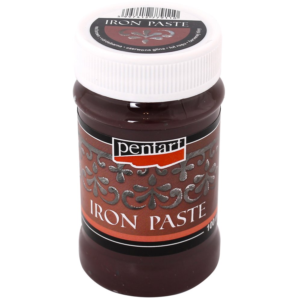 Pentart Iron Paste Red-Brown 100ml