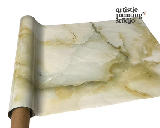 JADE ONYX - Rub On Metallic Foil by APS - Textile Friendly