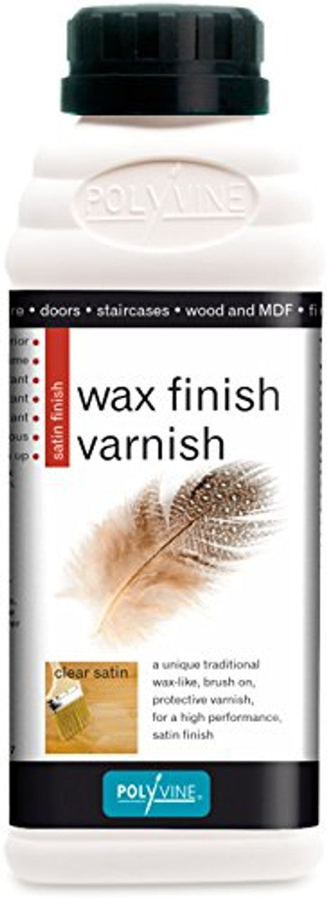 Polyvine Wax Finish Varnish Satin 500ML