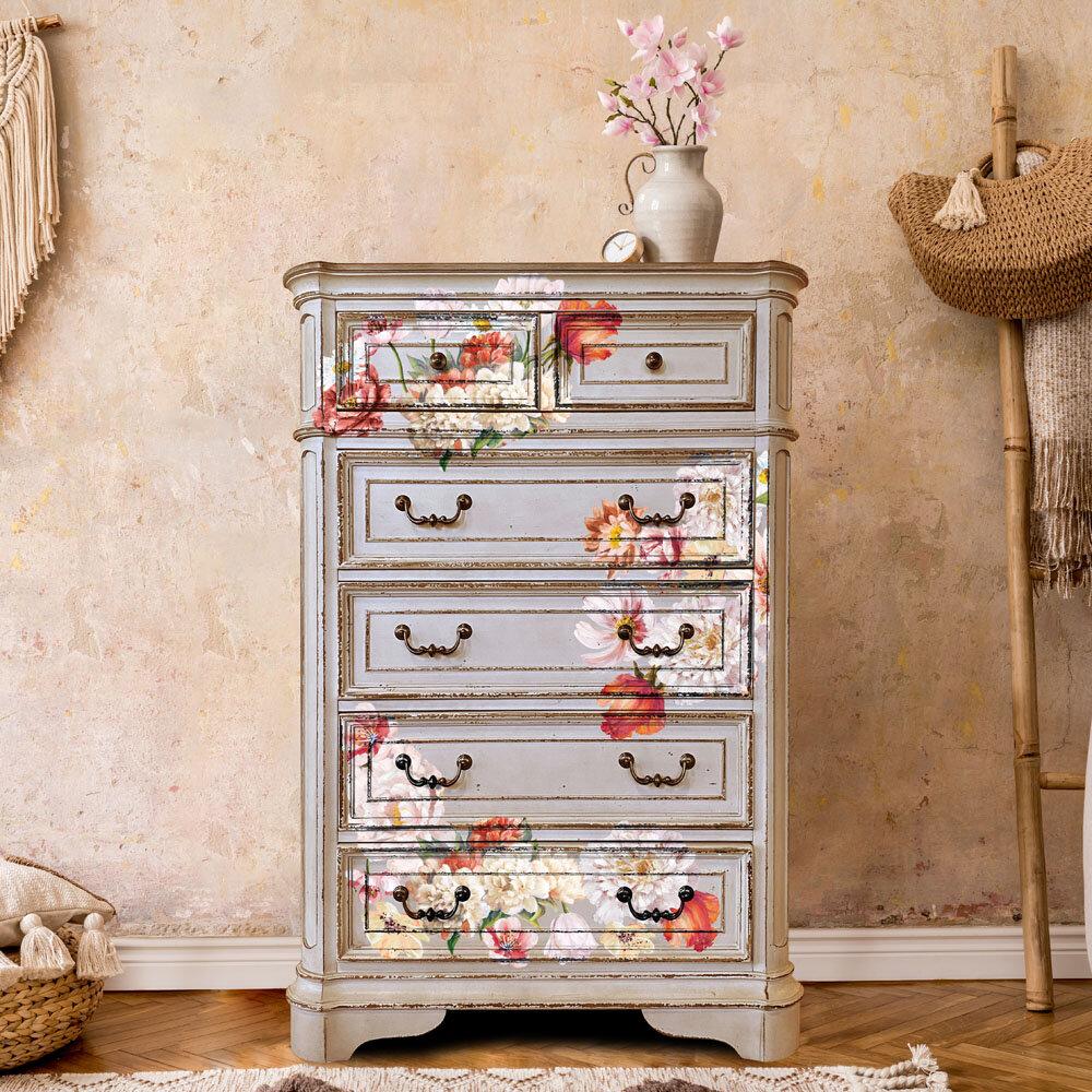PRETTY IN PEACH - 61cm x 89cm - Redesign Decor Transfer Decal