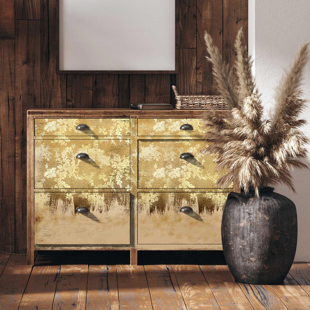 GILDED LACE - A1 Rice Paper for Decoupage - LARGE - 59.4cm x 84.1cm - Re-Design with Prima