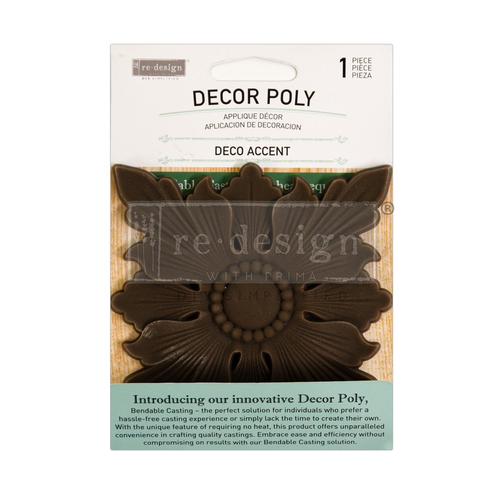 DECO ACCENT – 4?X4?X0.275? / 10.2CMX10.2CMX0.69CM